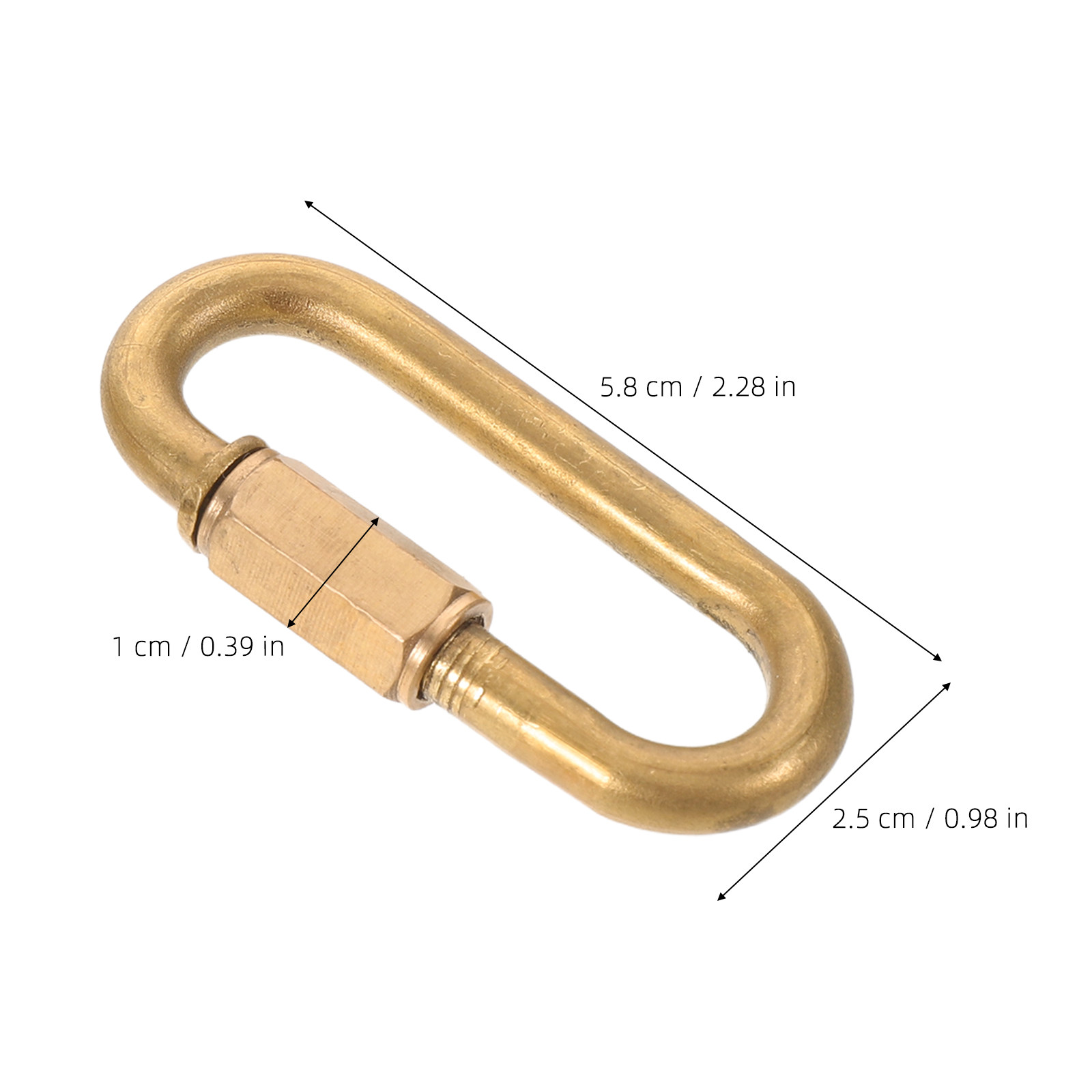 2Pcs Copper Screw Lock Quick L - огляд і ціна Chain Quick Link